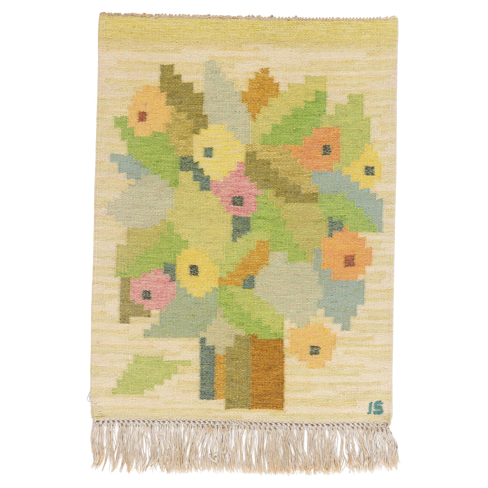 The Pastel Bloom Reverie: An Ingegerd Silow Masterpiece of Modernist Serenity