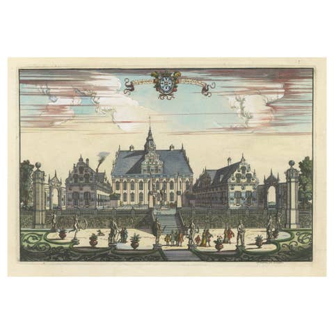 The Pastoral Elegance of Ulriksdal Castle by Herman Padtbrugge, ca.1685