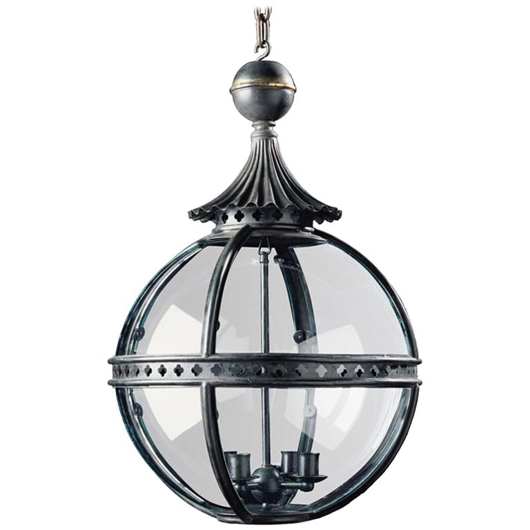 The Jamb Pavilion Globe Lantern Victorian Lighting  For Sale