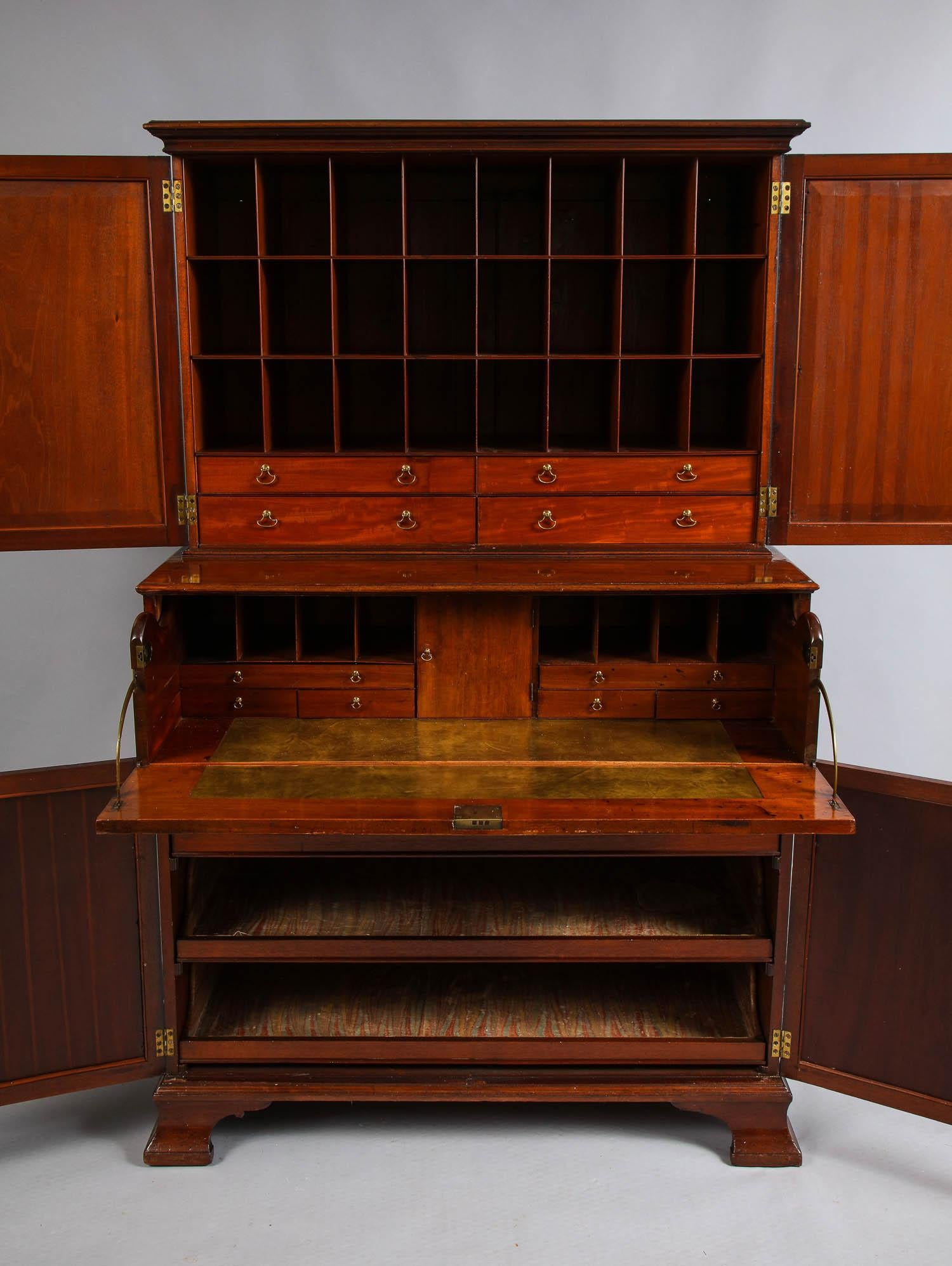 English Paxton House Secretaire, by Thomas Chippendale