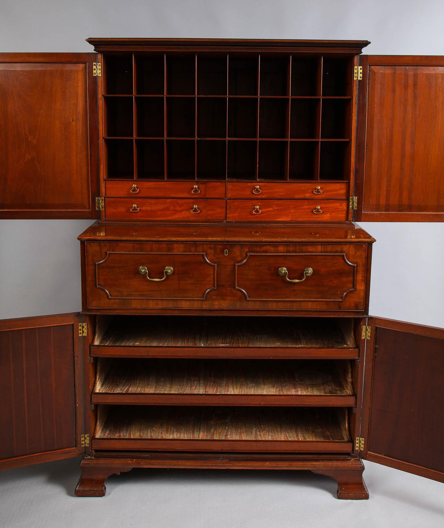 Paxton House Sekretär:: von Thomas Chippendale (Spätes 18. Jahrhundert)