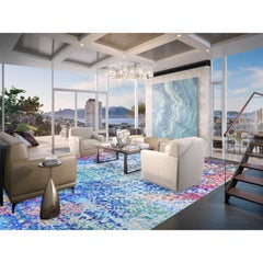 THE PEACOCK Oversized Sari Silk Colorful Hand Knotted Oriental Rug 11'10" x 15'