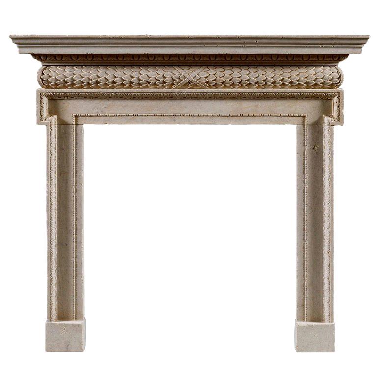 The Jamb Pembroke Georgian Fireplace Mantle For Sale