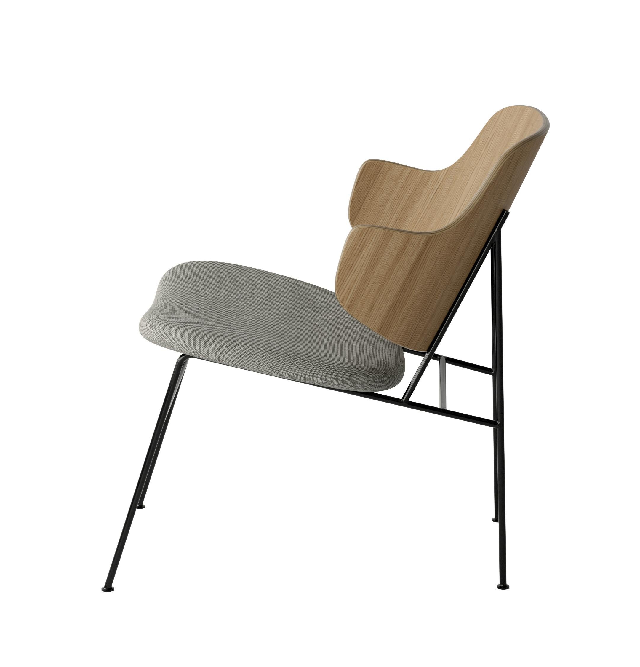 Contemporary The Penguin Lounge Chair-Oak & Kvadrat, Re-wool 218-by Ib Kofod-Larsen, for Audo For Sale