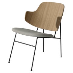 The Penguin Lounge Chair-Oak & Kvadrat, Re-wool 218-by Ib Kofod-Larsen, for Audo