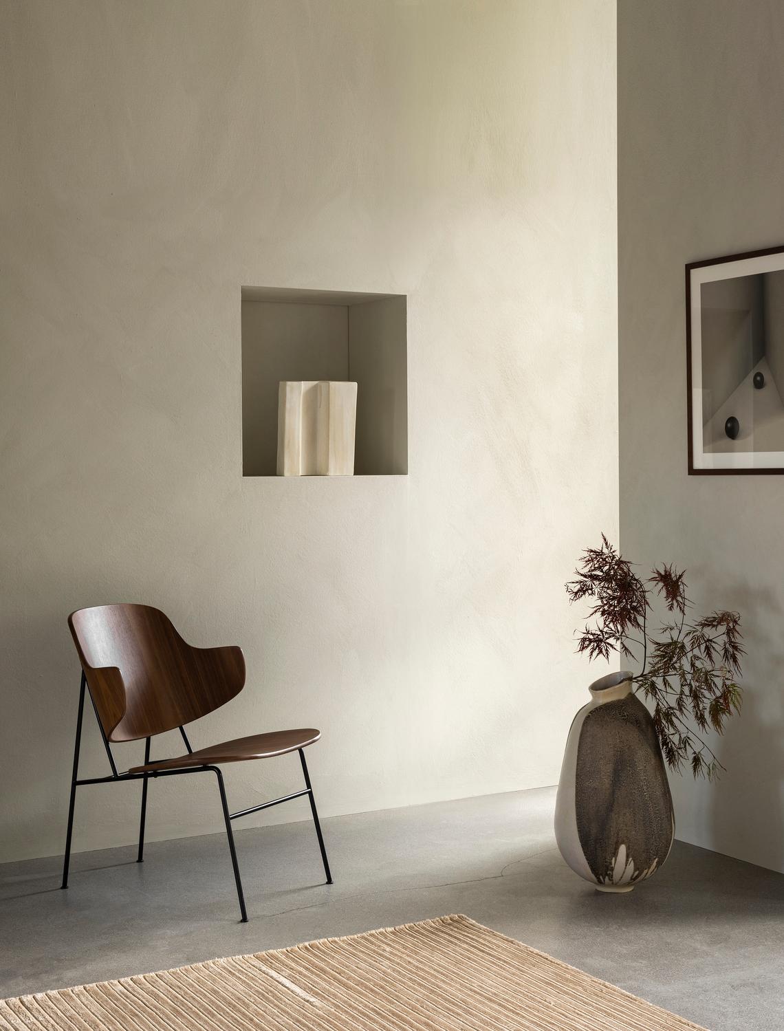 The Penguin Lounge Chair-Walnut & Leather Dakar 0329-by Ib Kofod-Larsen-for Audo For Sale 3