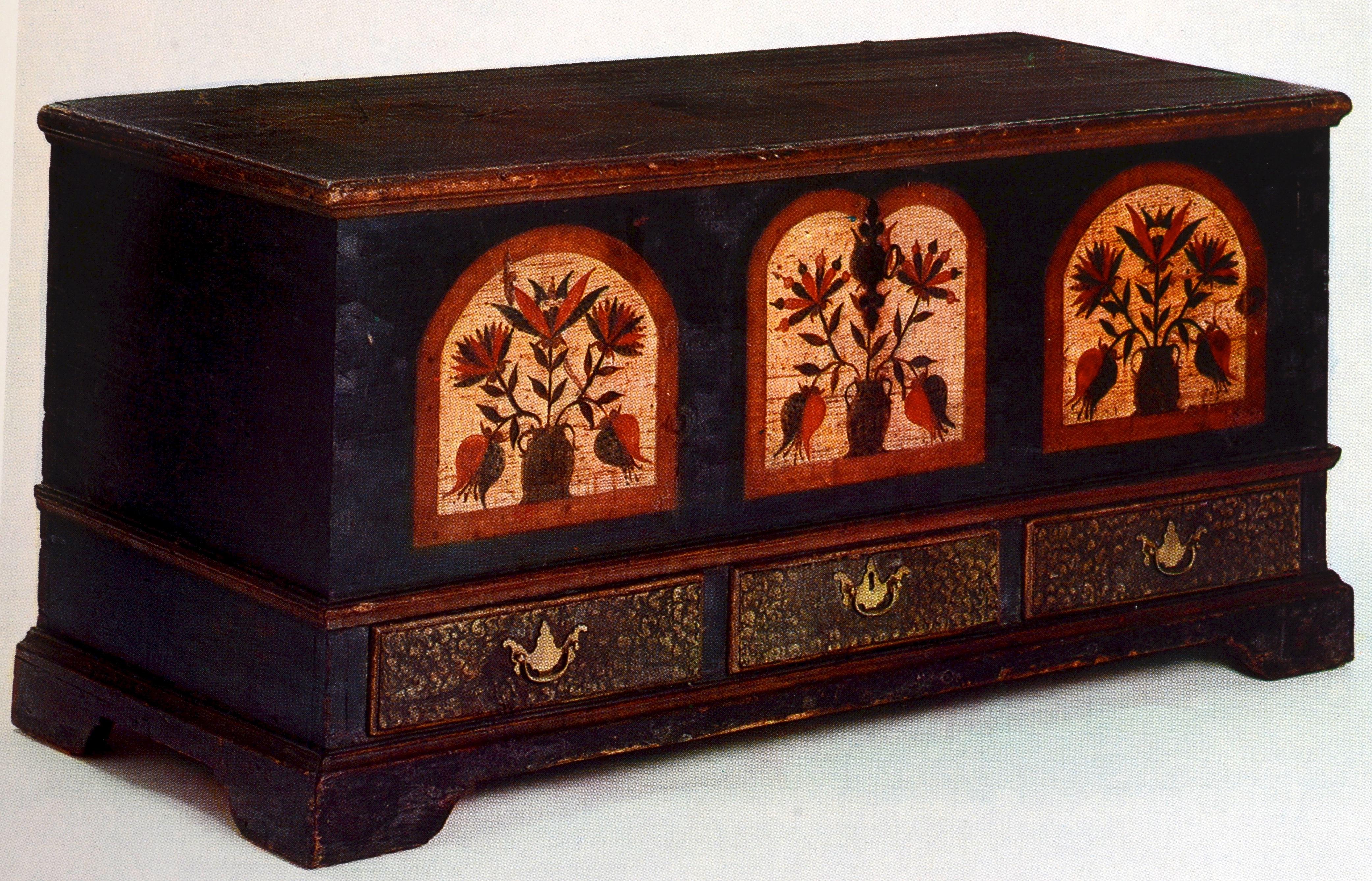 The Pennsylvania-German Decorated Chest by Monroe H. Fabian, Stated 1st Ed  For Sale 6