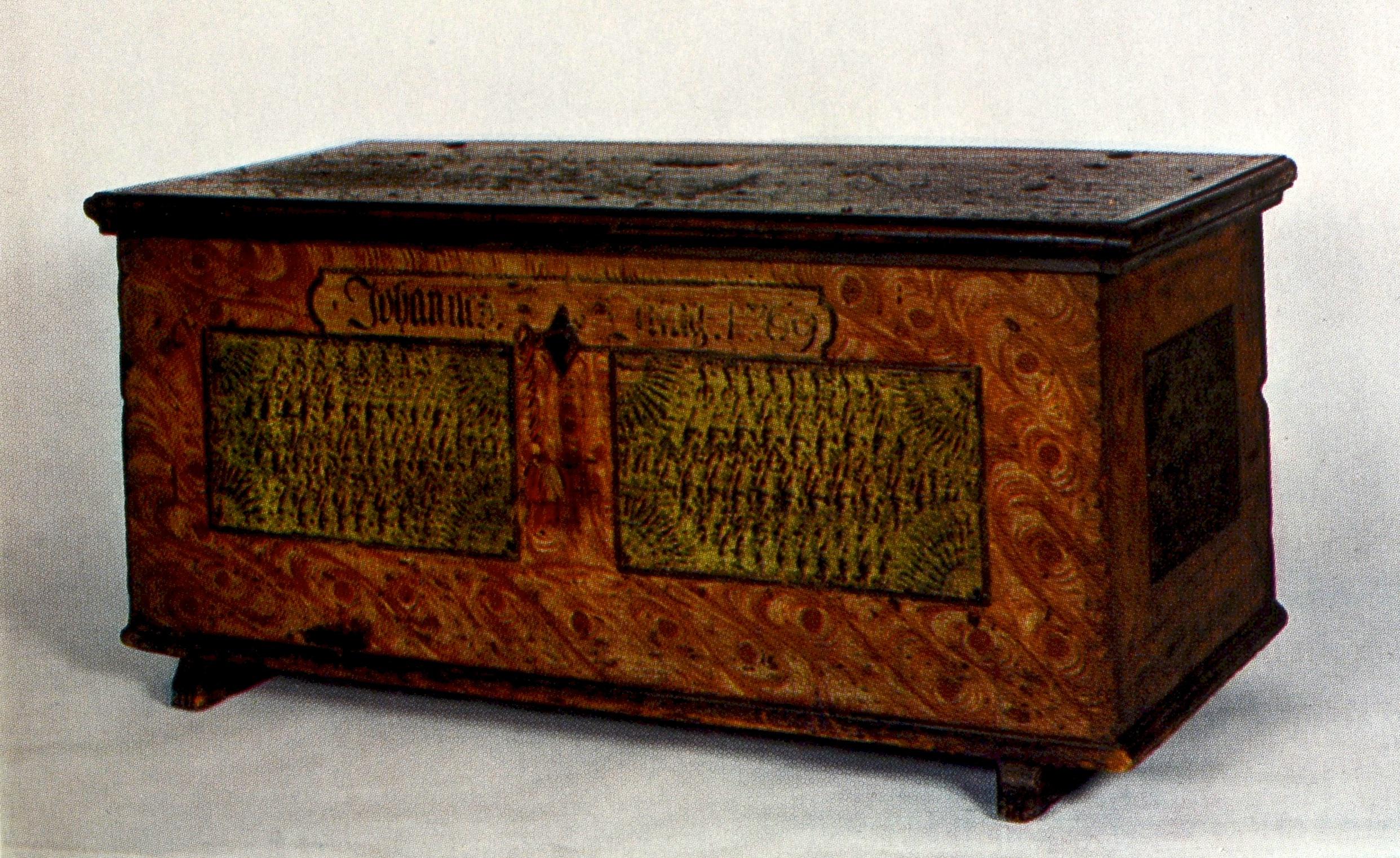 The Pennsylvania-German Decorated Chest by Monroe H. Fabian, Stated 1st Ed  In Good Condition For Sale In valatie, NY