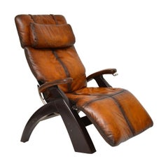 The Perfect Chair, Vintage Leather Zero Gravity Reclining Armchair