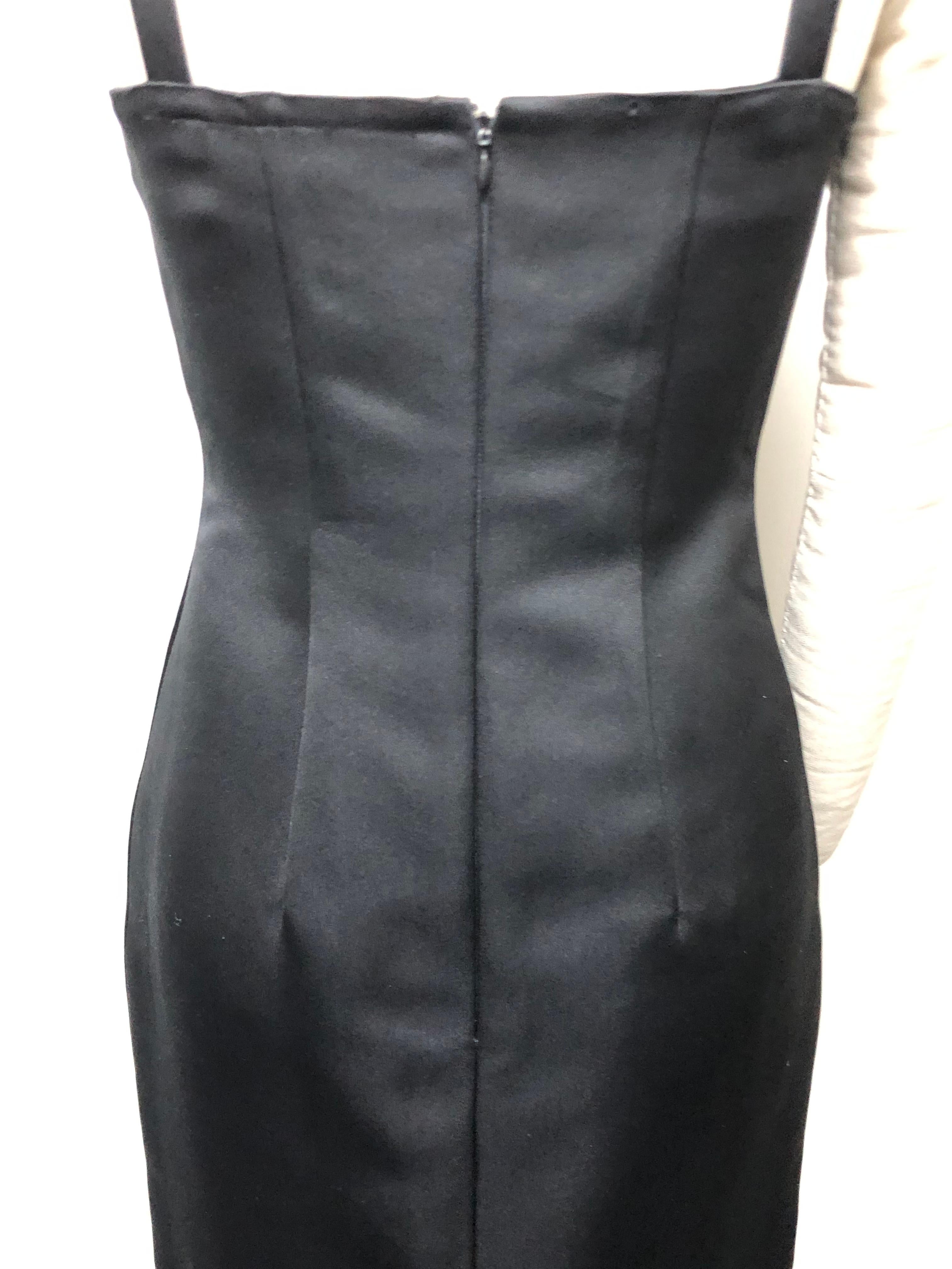 The Perfect Little Black Dress in the finest 100% Italian Satin  For Sale 1