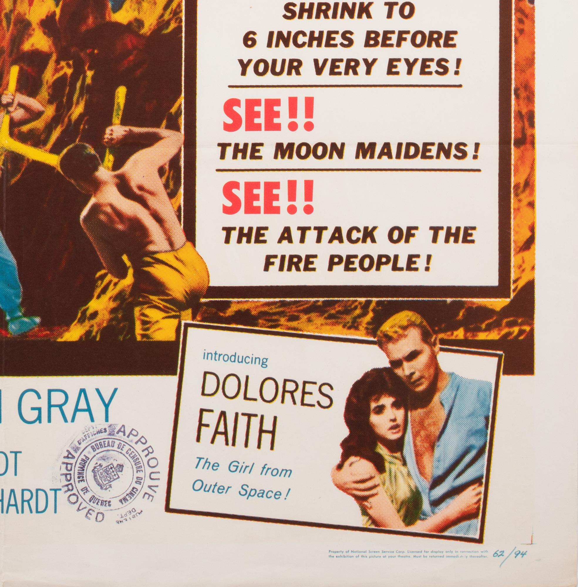 Affiche du film « The Phantom Planet », États-Unis, 1962 en vente 2