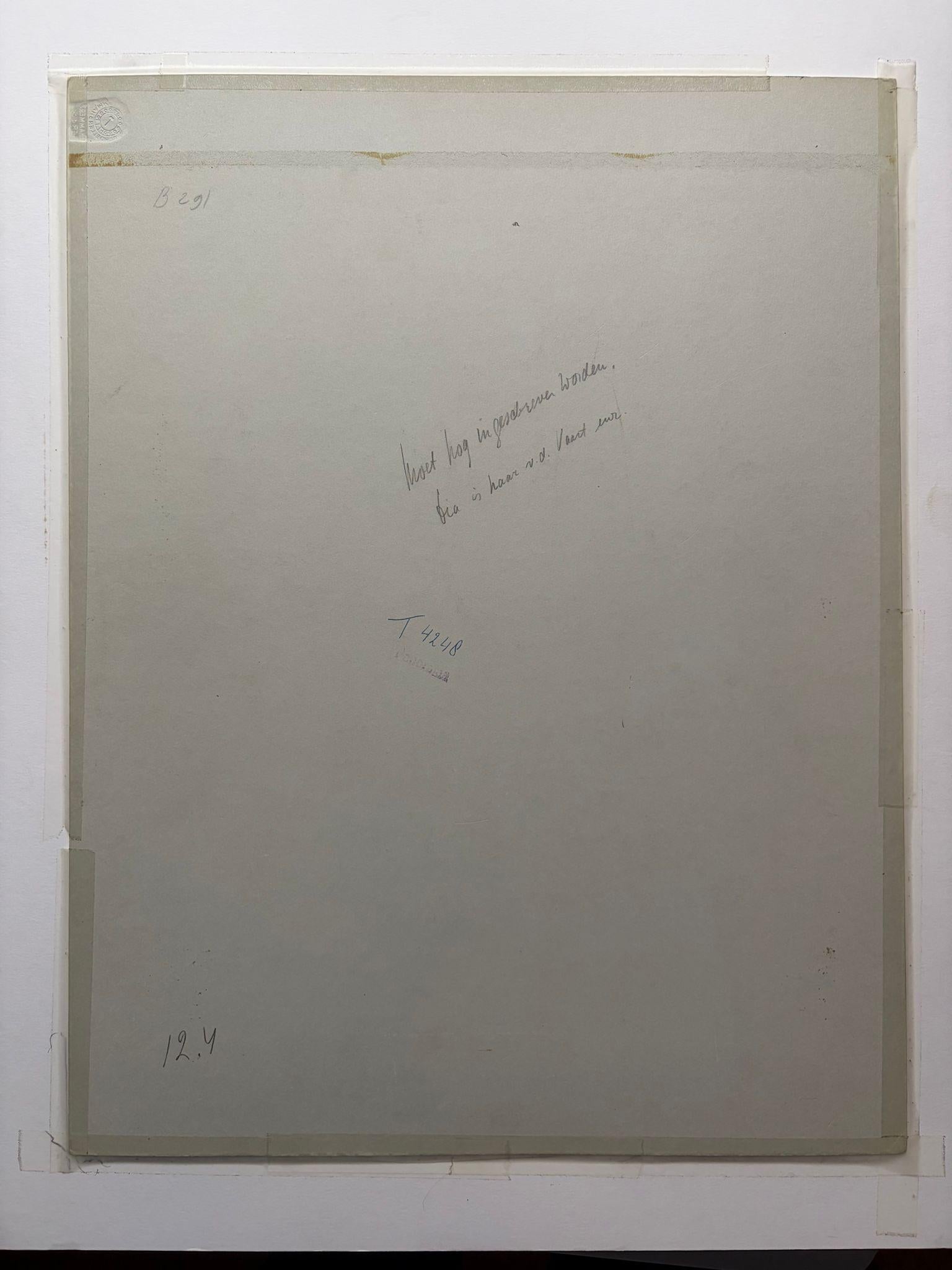 Le phénomène de l'homme - Illustration originale à la gouache de Charles Burki, 1967 en vente 3