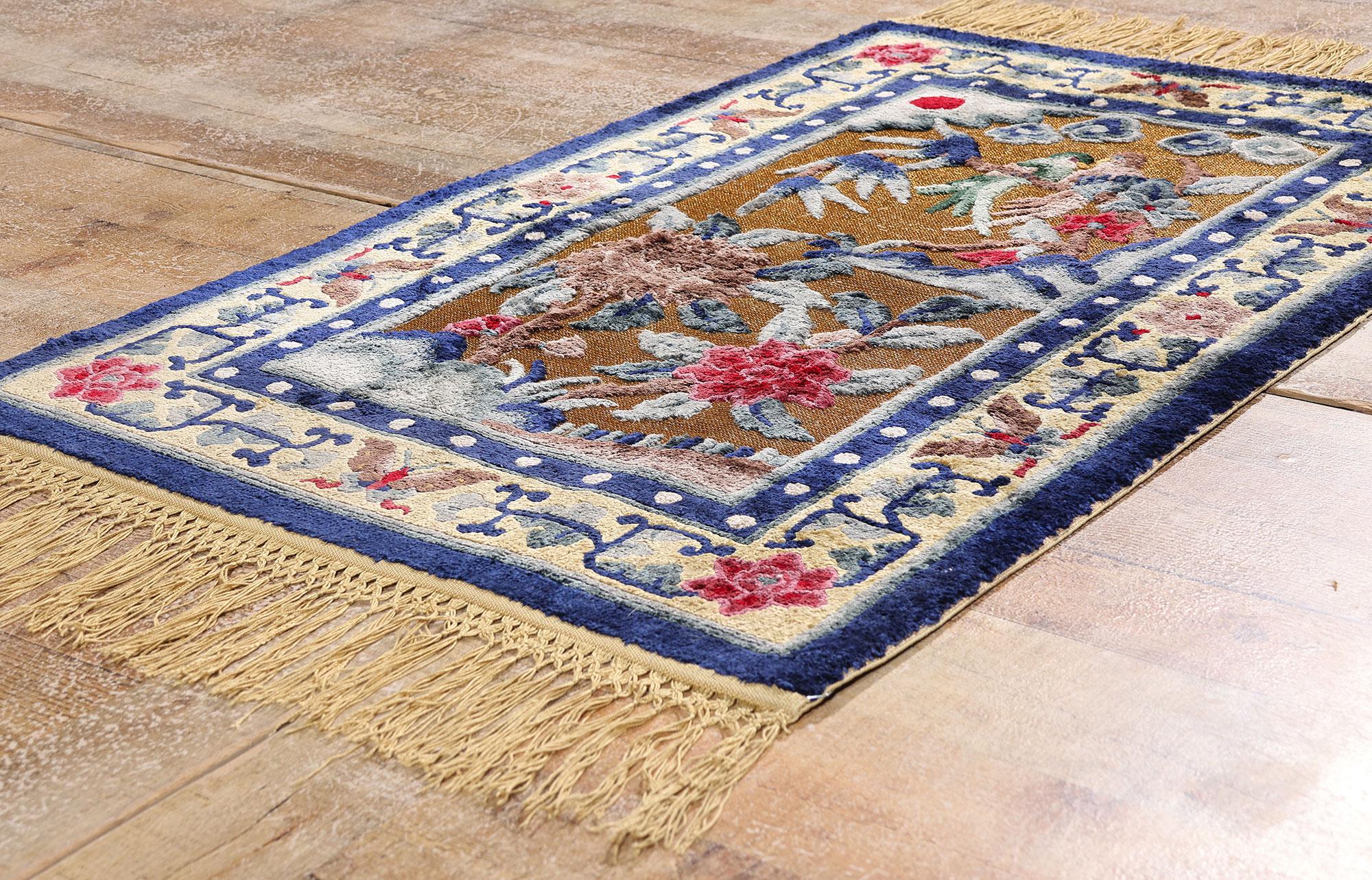 Lana The Phoenix Ascendancy: 1920s Imperial Peking Masterpiece of Celestial Elegance in vendita