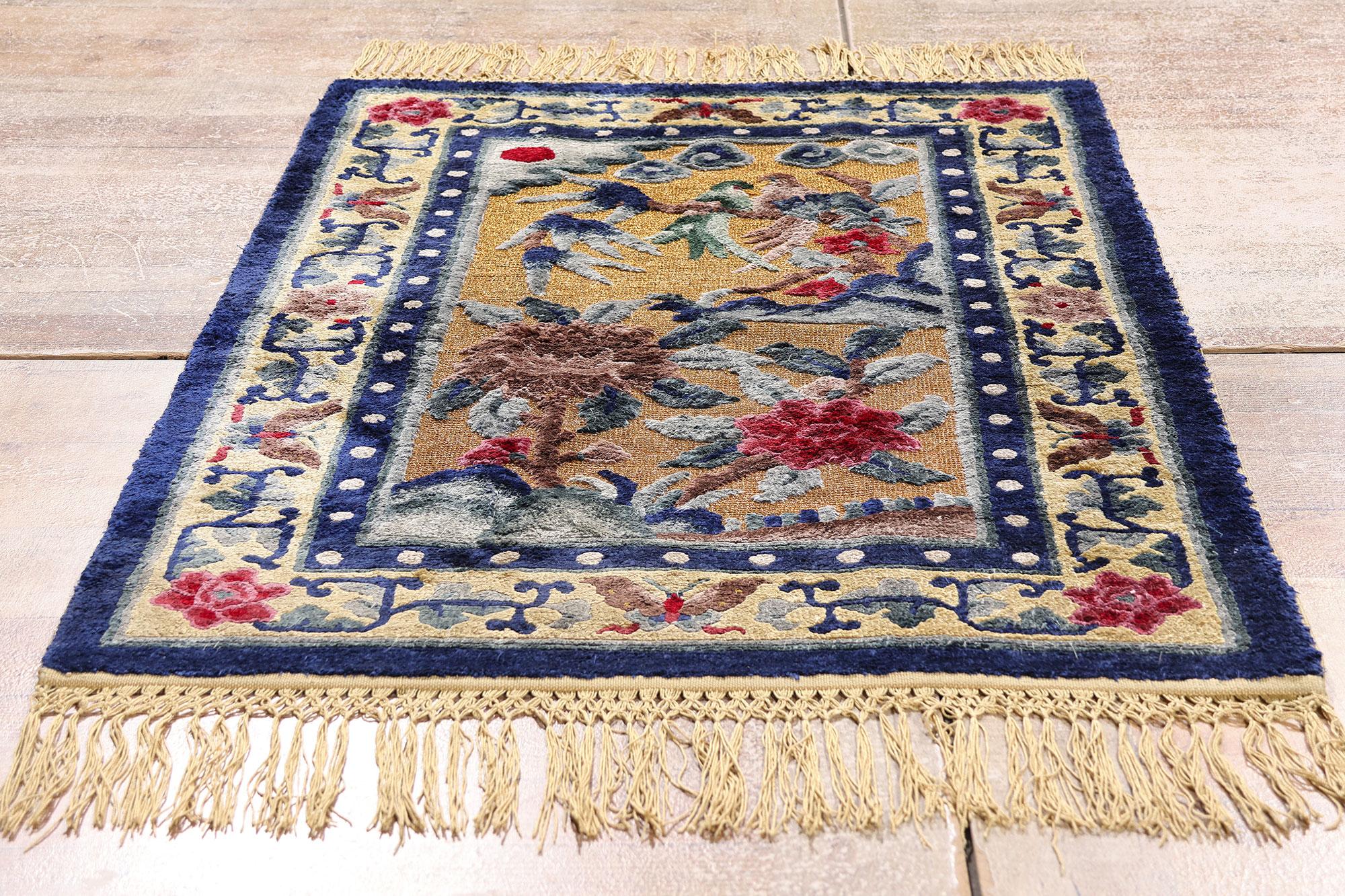 The Phoenix Ascendancy: 1920s Imperial Peking Masterpiece of Celestial Elegance in vendita 1