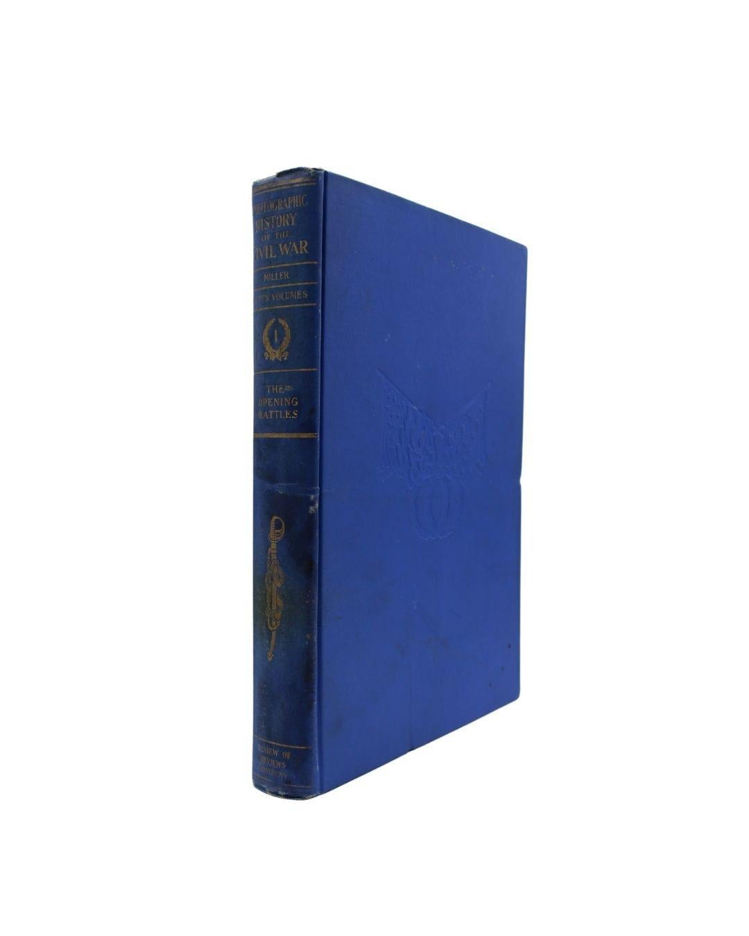 Gilt The Photographic History of the Civil War in Ten Volumes, by Francis T. Miller For Sale