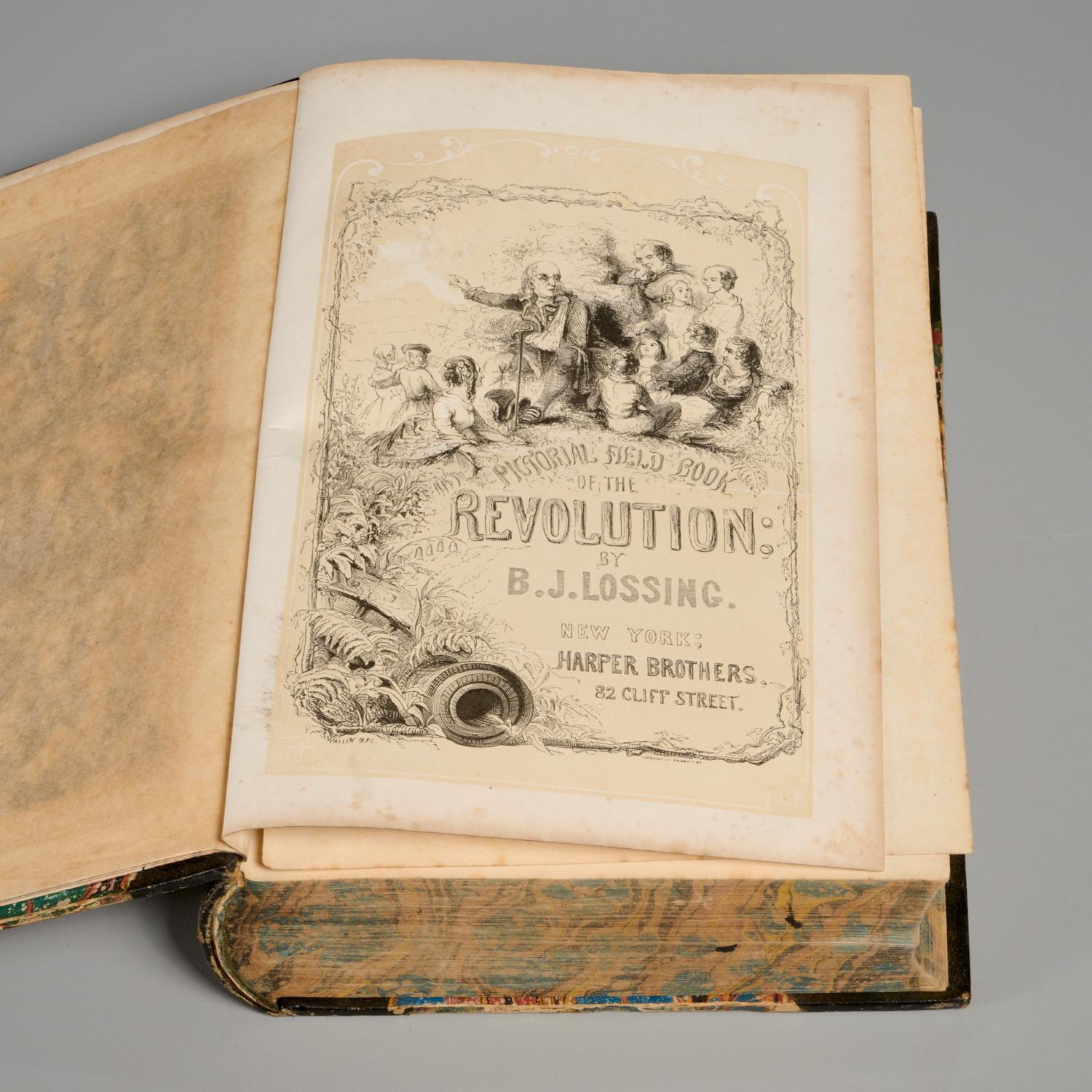 The Pictorial Field-Book of the Revolution, 1851, (2) Bände, Benson J. Lossing (Handgefertigt) im Angebot