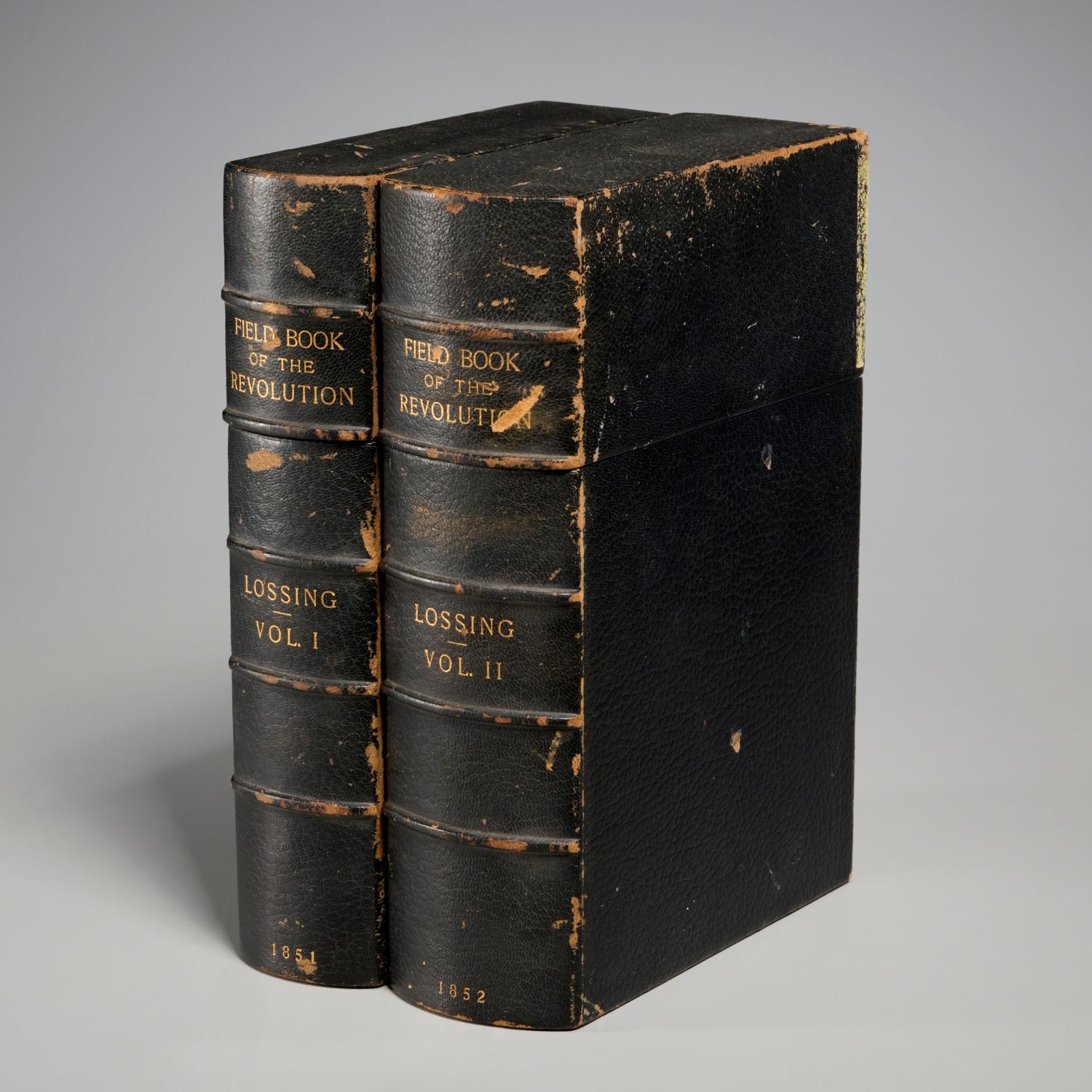 The Pictorial Field-Book of the Revolution, 1851, (2) Bände, Benson J. Lossing (Leder) im Angebot
