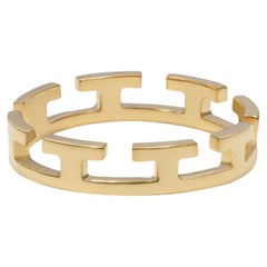 18k Solid Yellow Gold Laser Cut Ring