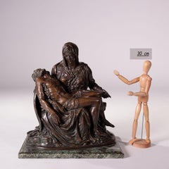 Pietà de Tommaso Campajola Bronze:: Italie:: XX siècle