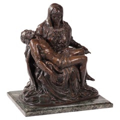 Pietà by Tommaso Campajola Bronze, Italy, XX Century