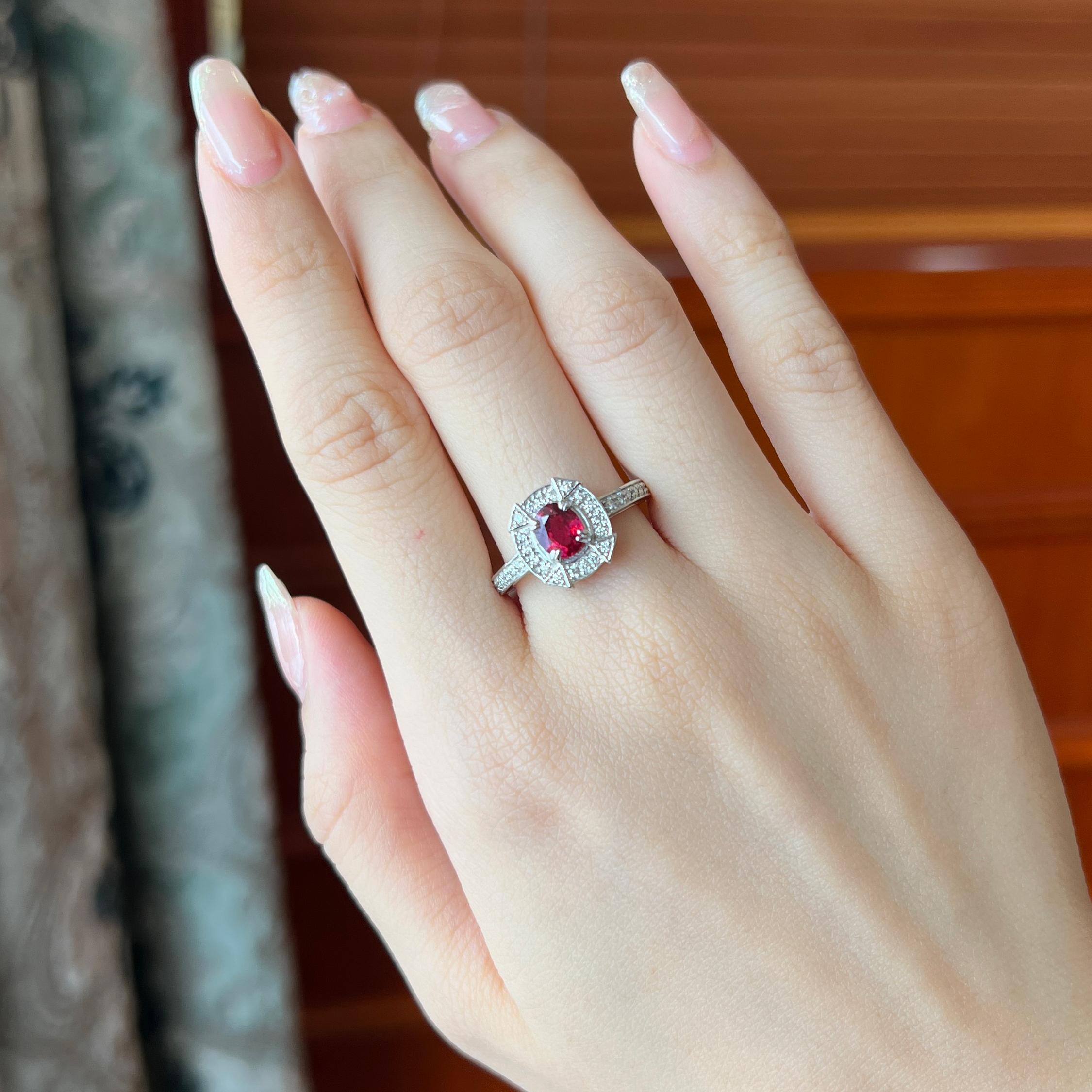 da uomo o donna Il rubino del sangue di piccione: Una leggenda del fuoco e del ghiaccio in solitario in vendita