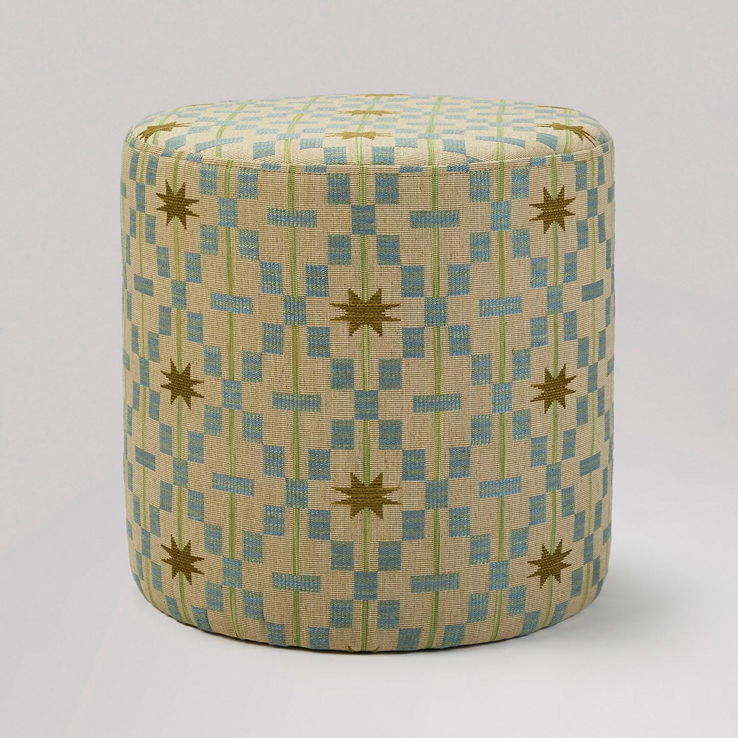 The Pill Stool In Afua Olive by Sister by Studio Ashby In New Condition For Sale In London, GB