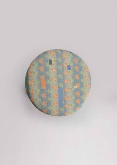 Pill Stool in Disa Lapis, Made in UK by Sister -Modern silhouette & Compact form