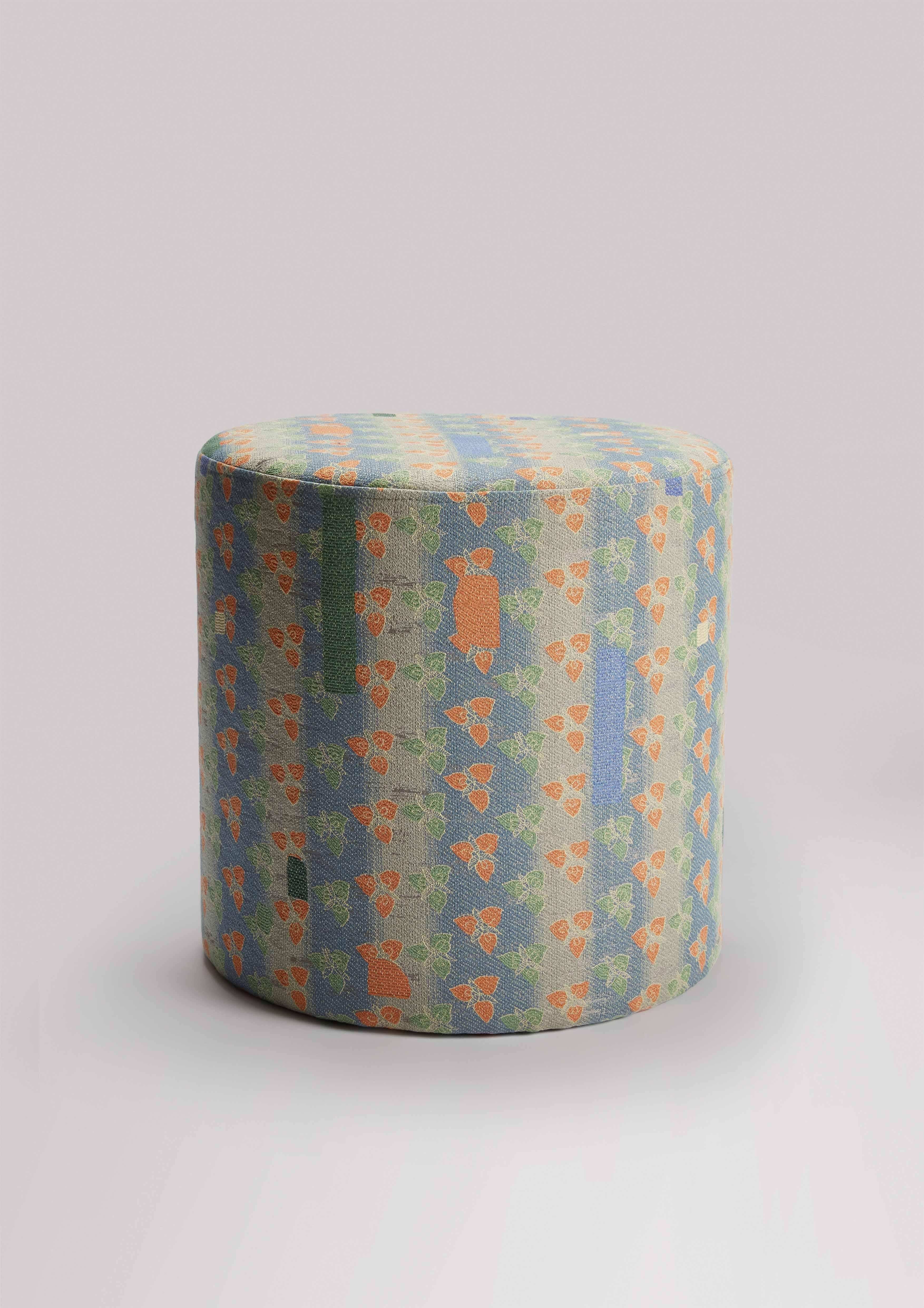 The Pill Stool in Disa Lapis by Sister by Studio Ashby In New Condition For Sale In London, GB
