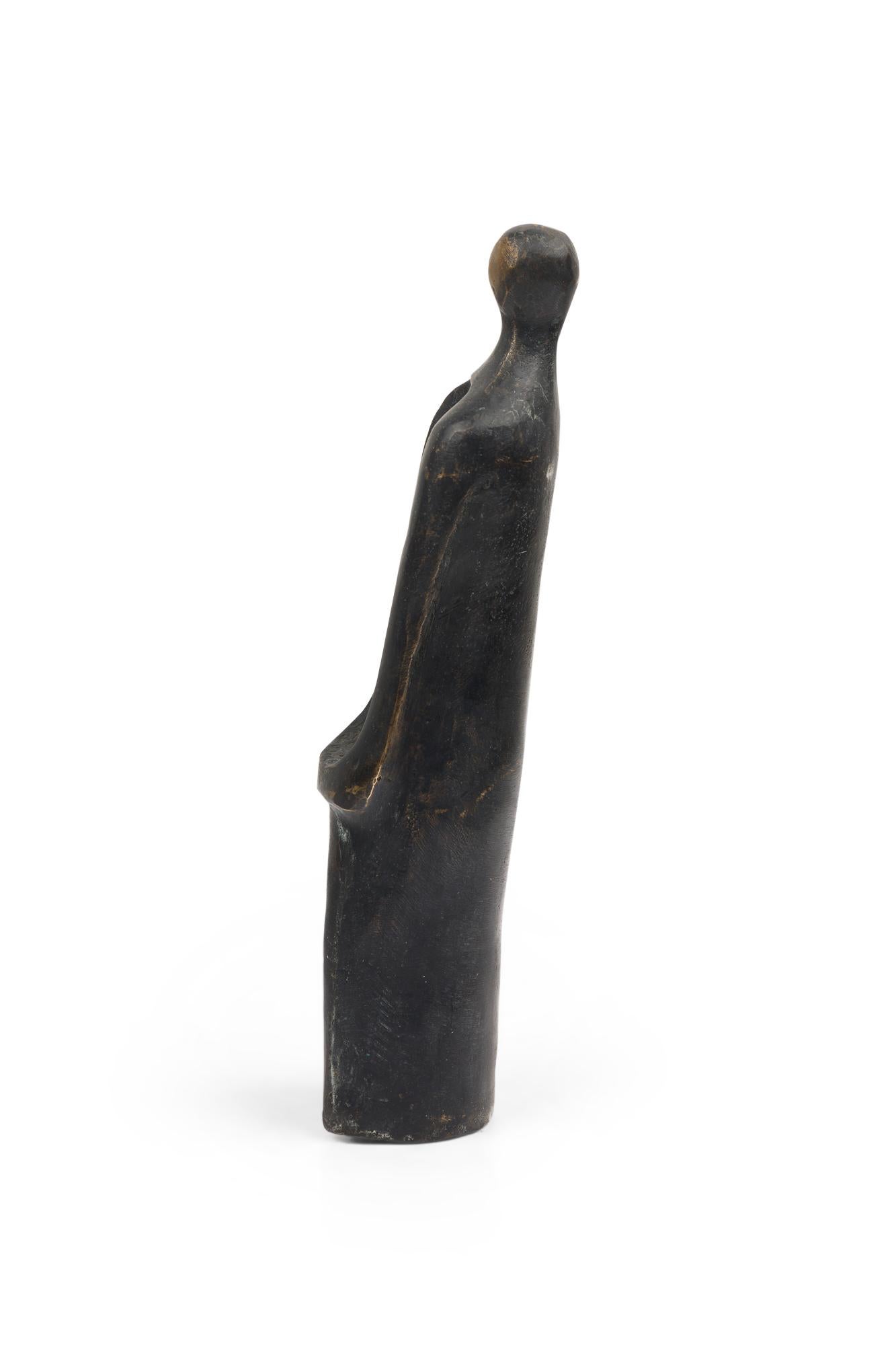„The Pillar“ Brutalistische figurale Bronzeskulptur von Newel Modern, limitierte Auflage (Moderne der Mitte des Jahrhunderts) im Angebot