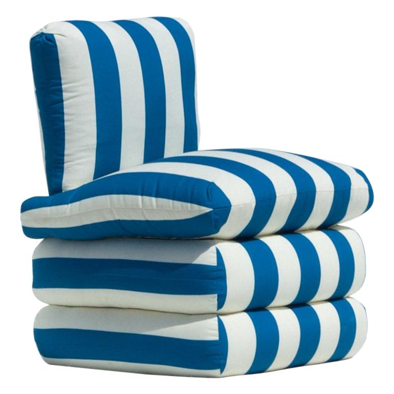 The Pillow Chair, Blue For Sale at 1stDibs  ash nyc pillow chair, ash pillow  chair, pillow chair ash nyc