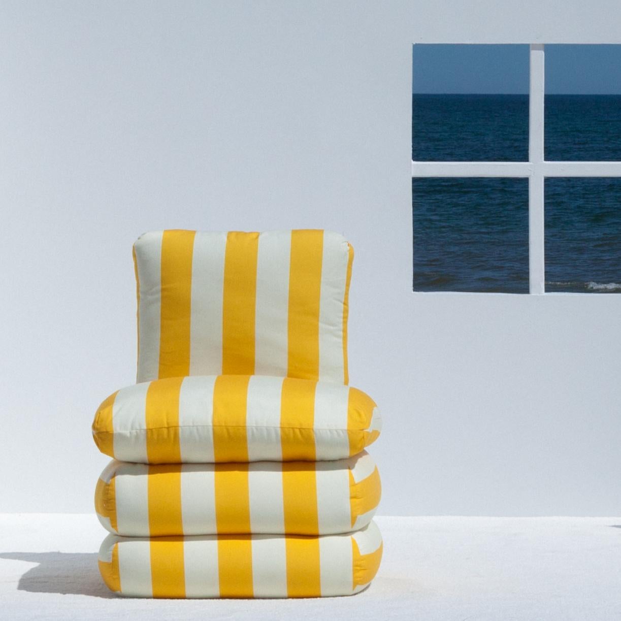 American Pillow Chair, Yellow