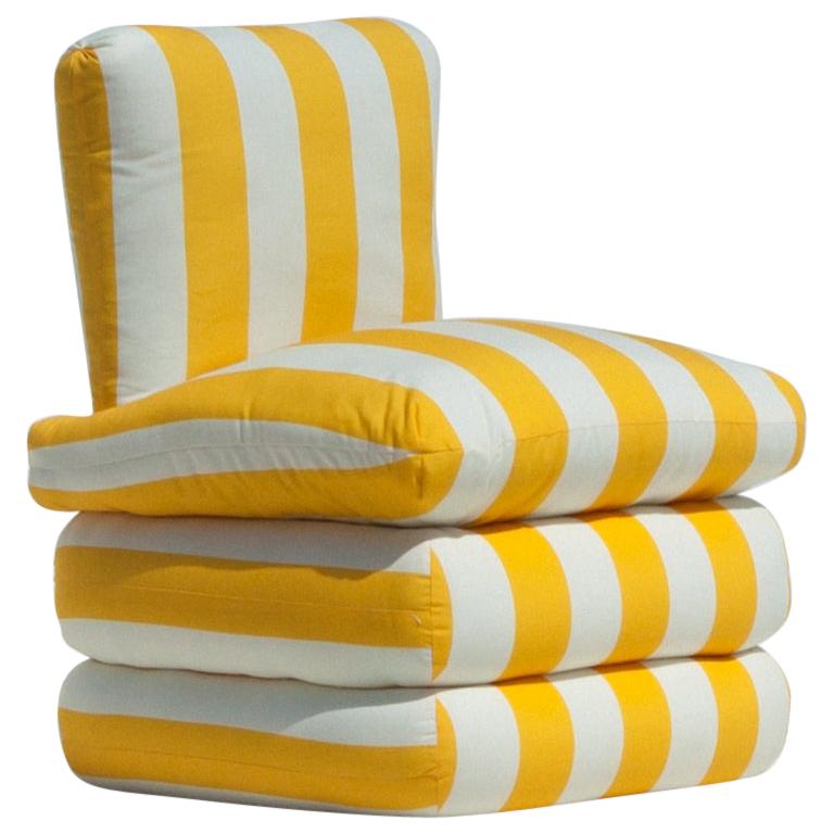 Pillow Chair, Yellow 