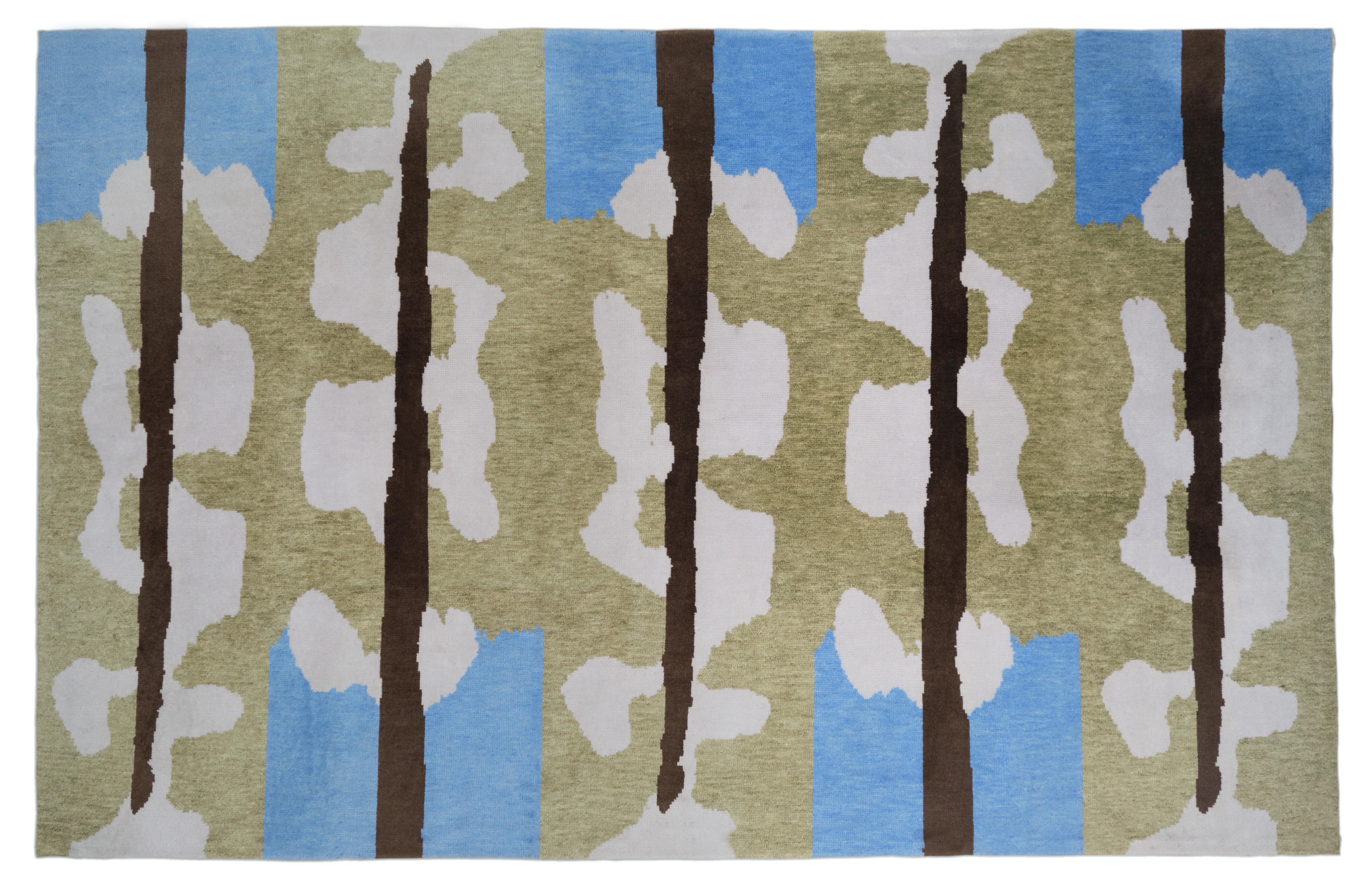 The Pine Trees Rug by Sister by Studio Ashby (Britisch) im Angebot