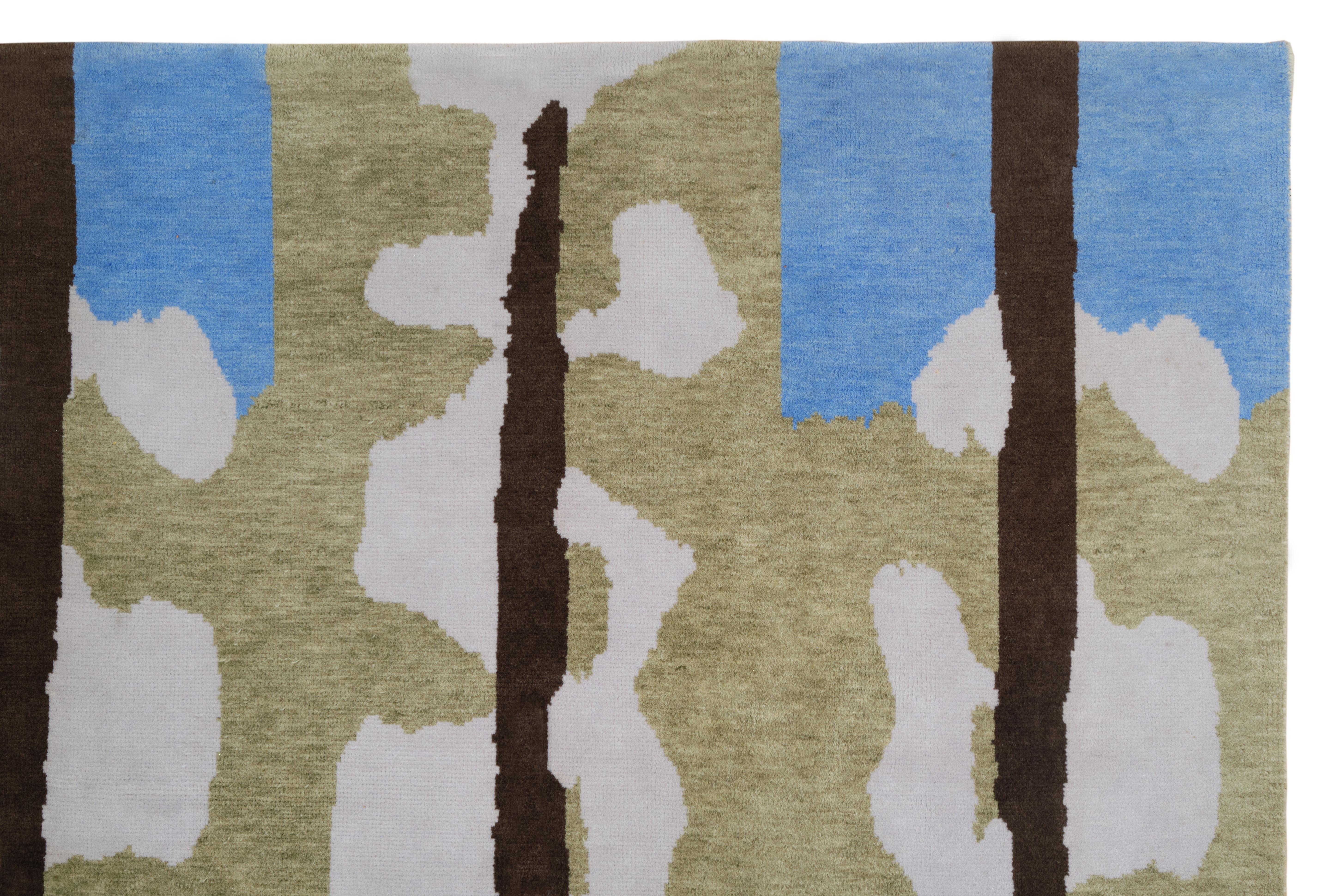 The Pine Trees Rug by Sister by Studio Ashby im Zustand „Neu“ im Angebot in London, GB