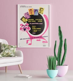 La Pantera Rosa 1964 Cartel de la película francesa Moyenne, Clement Hurel