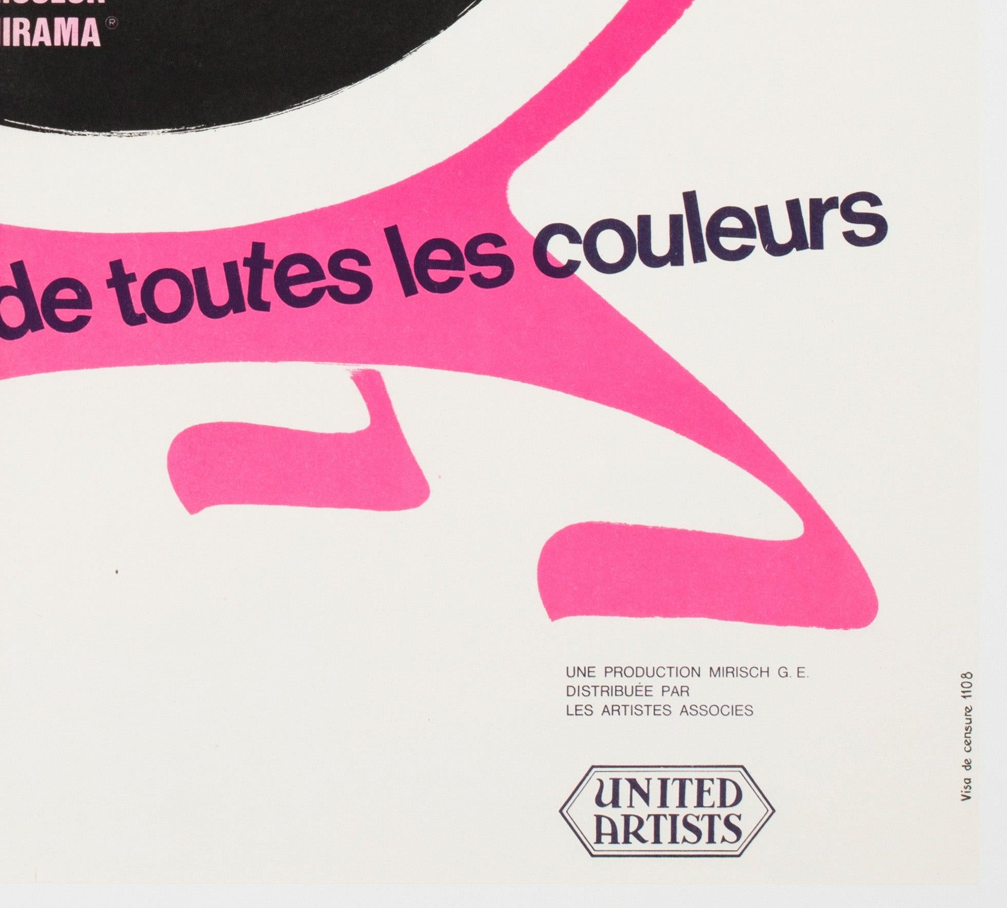 La Panthère rose 1964 Affiche du film français Moyenne, Clement Hurel en vente 2