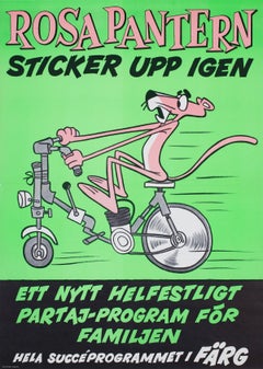 The Pink Panther 1970 Swedish Film Poster