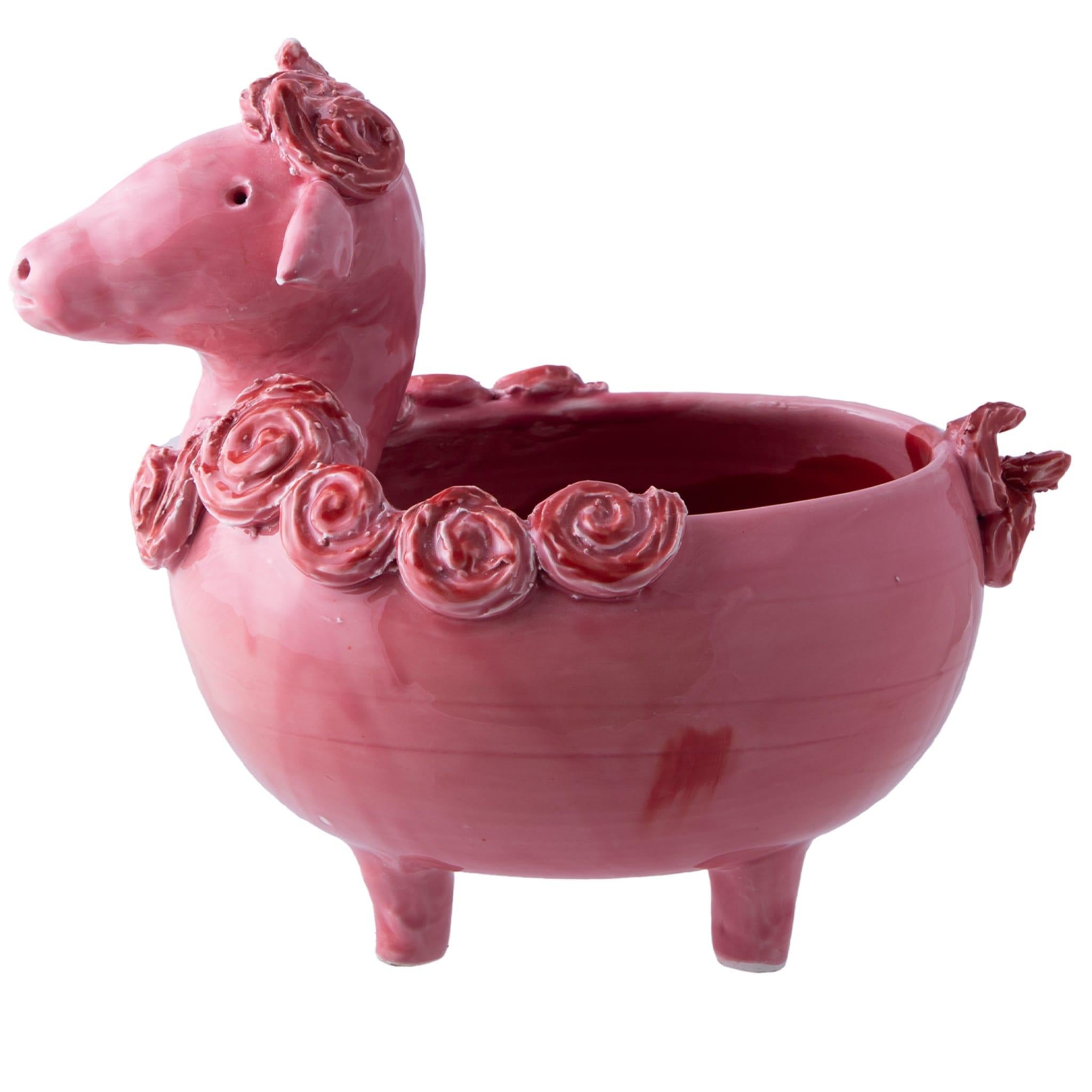 Contemporary The Pink Sheep Vase Holder For Sale