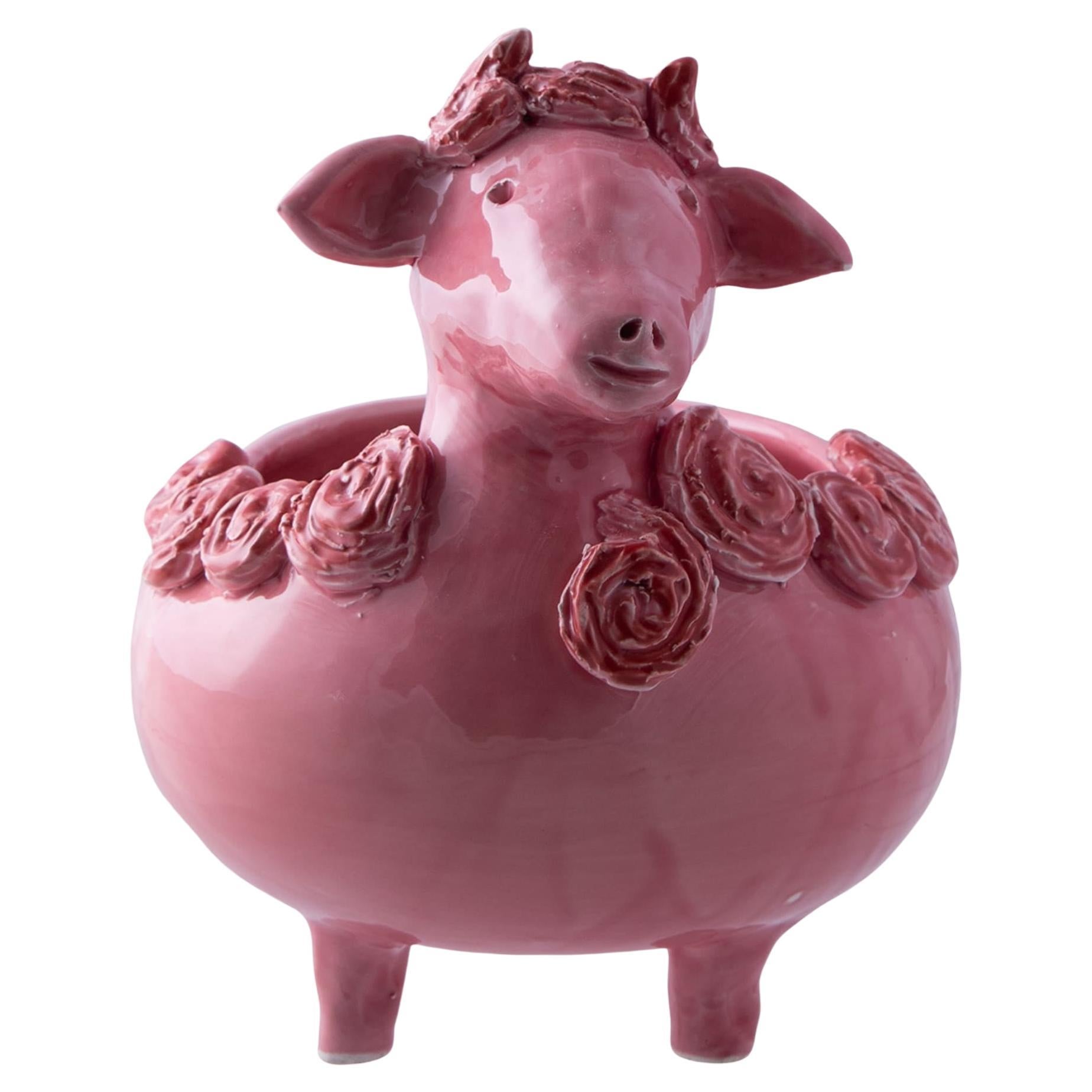The Pink Sheep Vase Holder For Sale