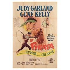 Vintage Pirate 1948 Argentine Film Poster