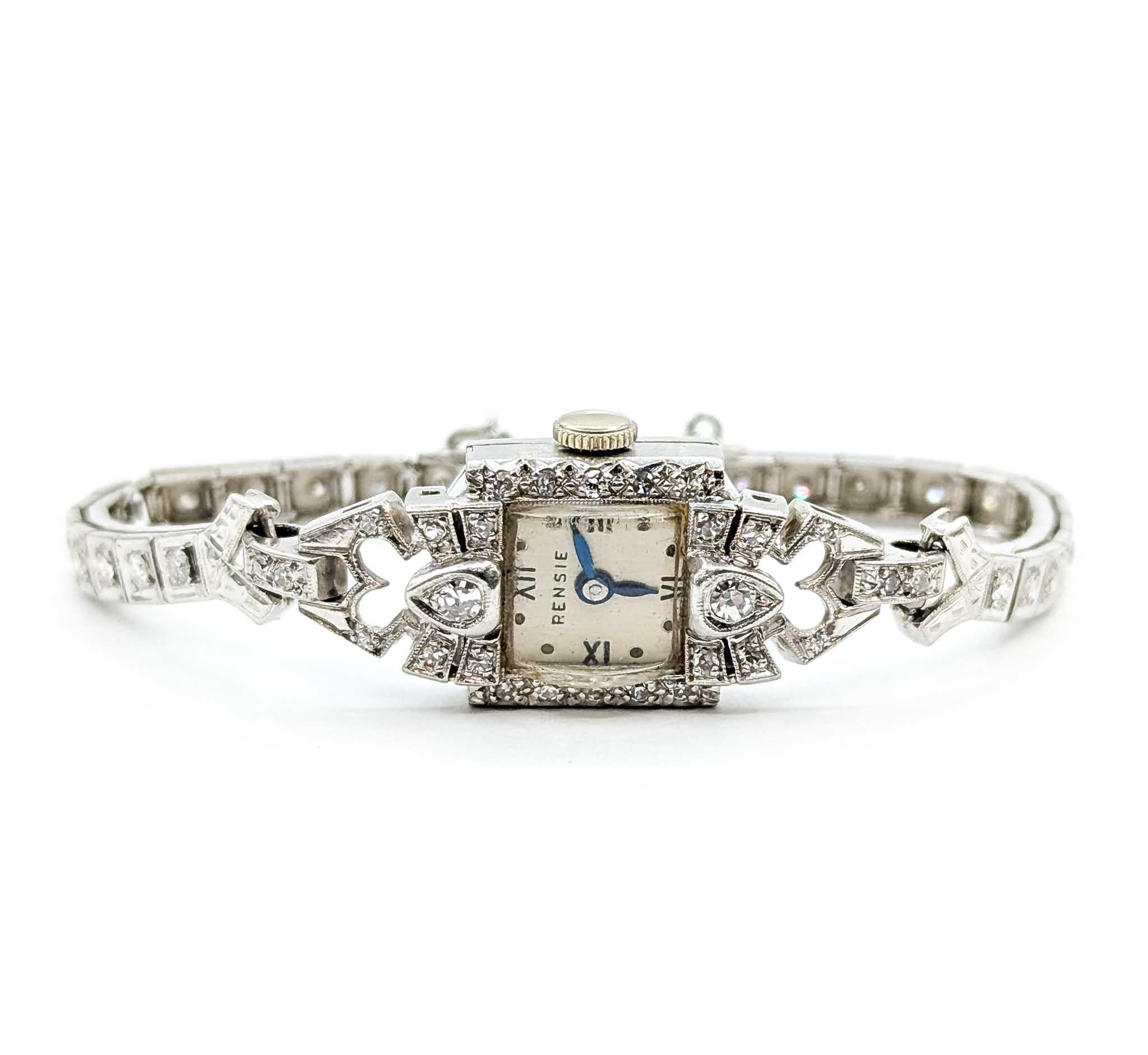 Reloj de cuerda manual Platinum Rensie Vintage en venta 5