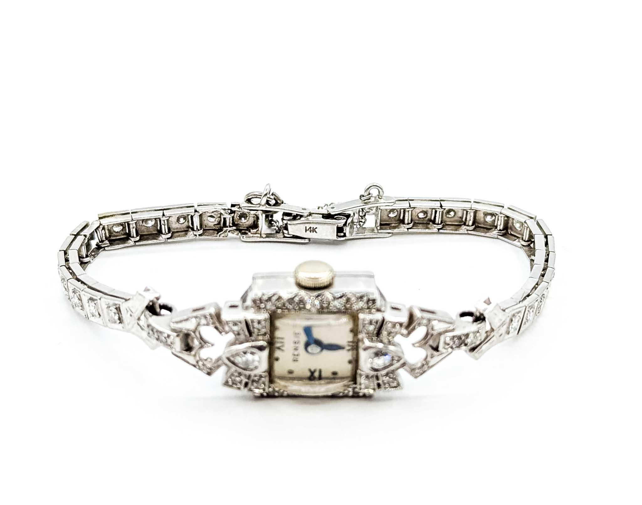 Reloj de cuerda manual Platinum Rensie Vintage en venta 3