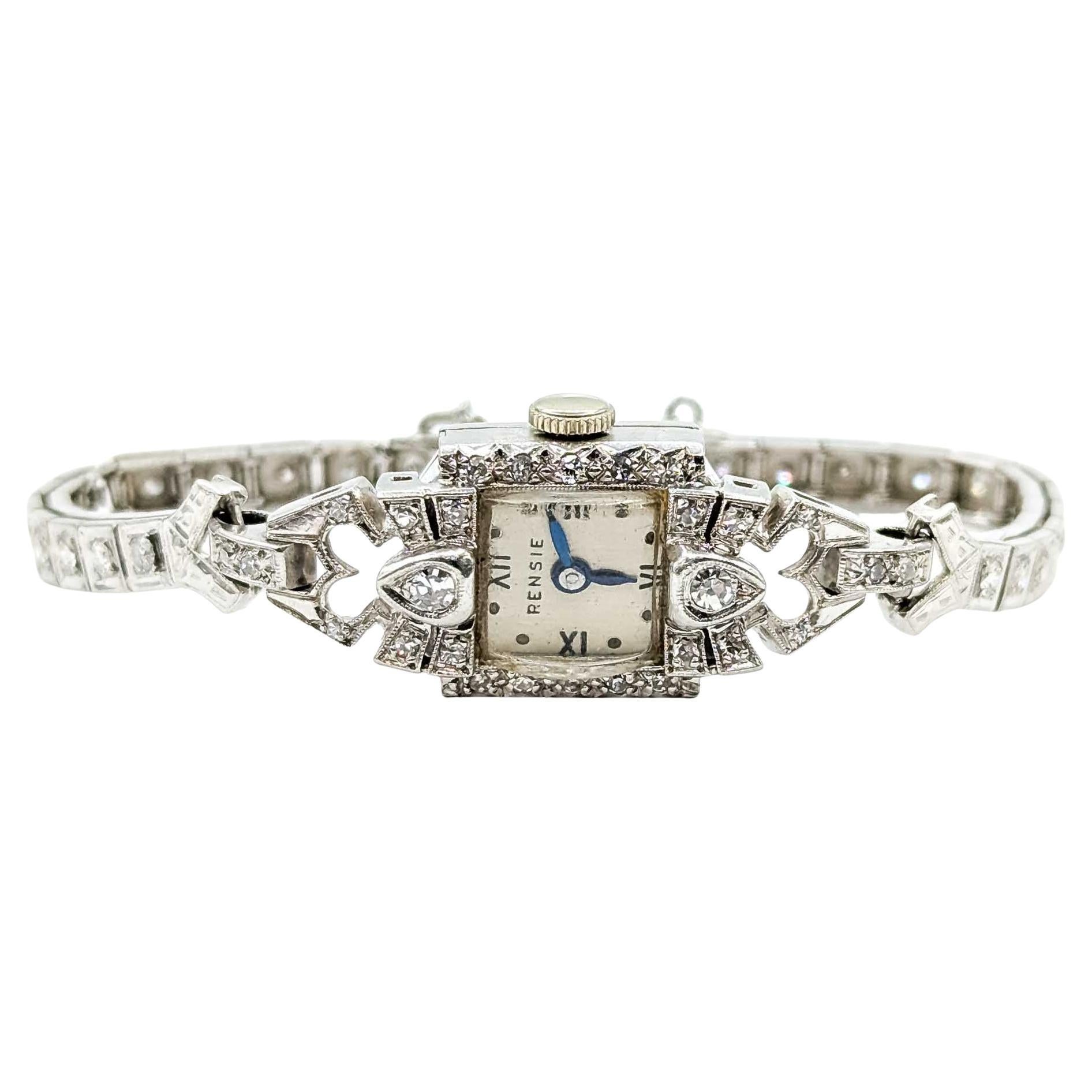 Reloj de cuerda manual Platinum Rensie Vintage en venta