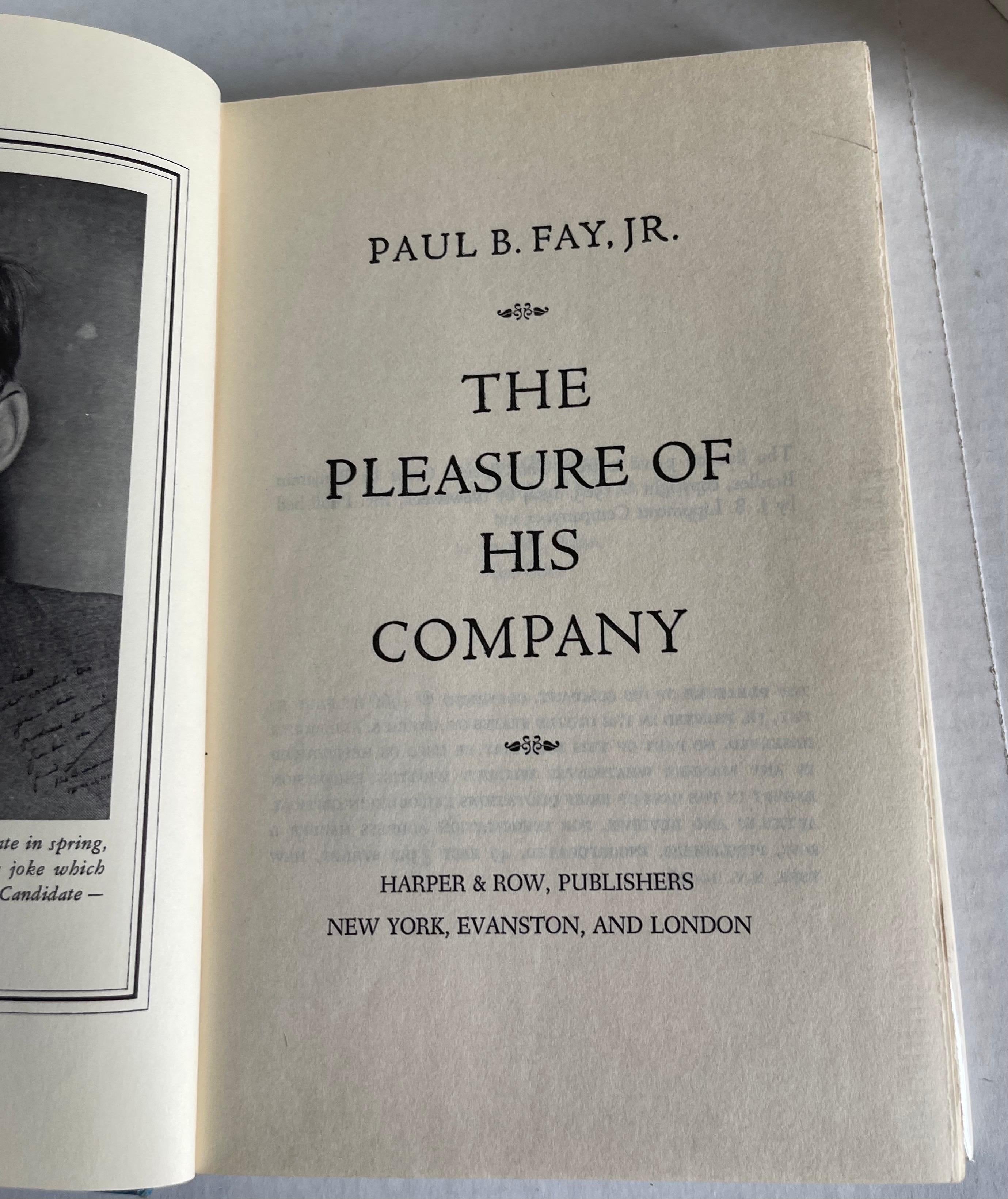 Americano Il piacere della sua compagnia di Paul B. Fay Jr. Libro in vendita