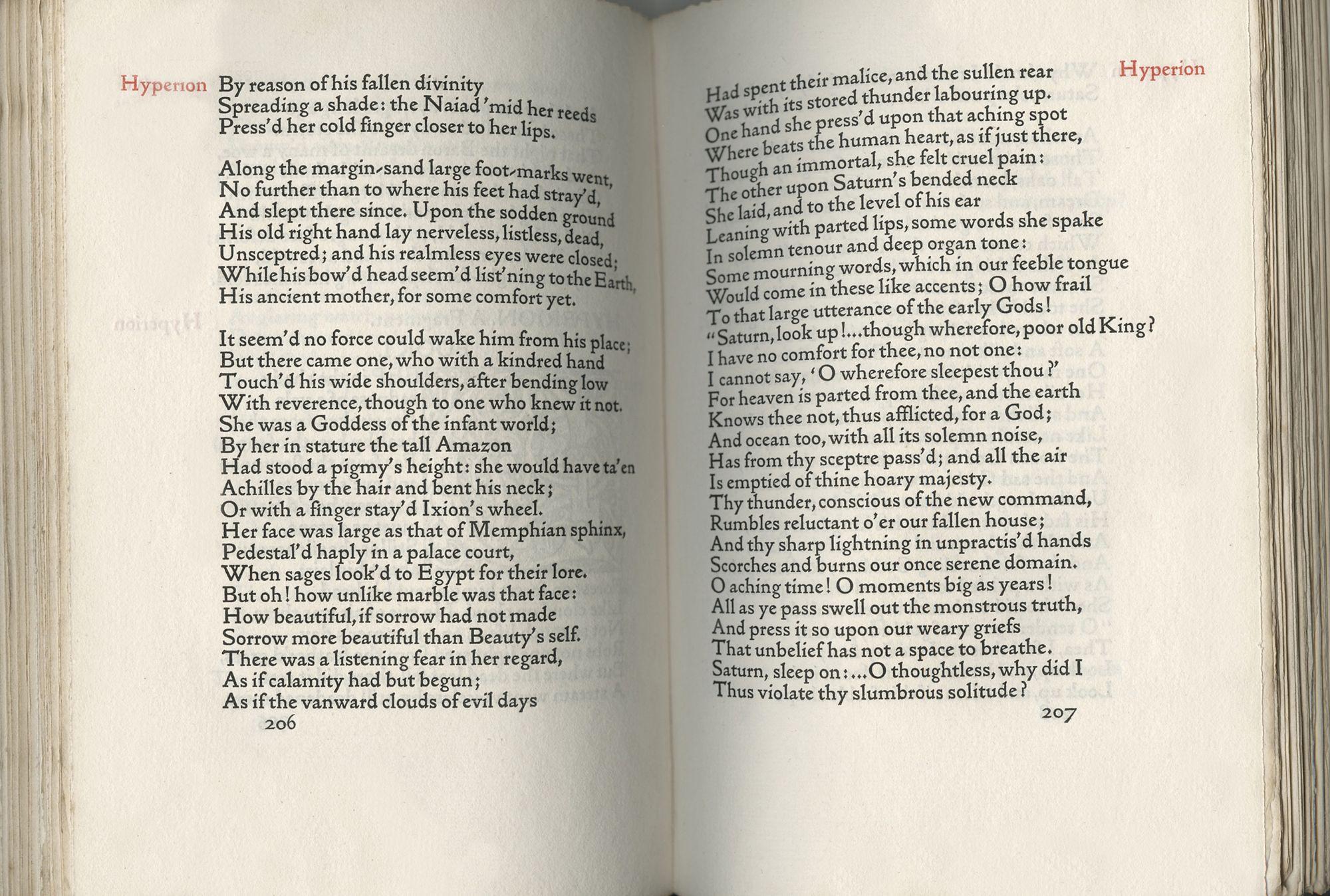 The Poems of John Keats – KELMSCOTT PRESS In Excellent Condition For Sale In Middletown, NY