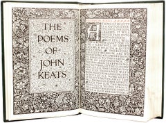 The Poems Of John Keats. The Kelmscott Press, 1894 - BOUND BY JAMIE KAMPH