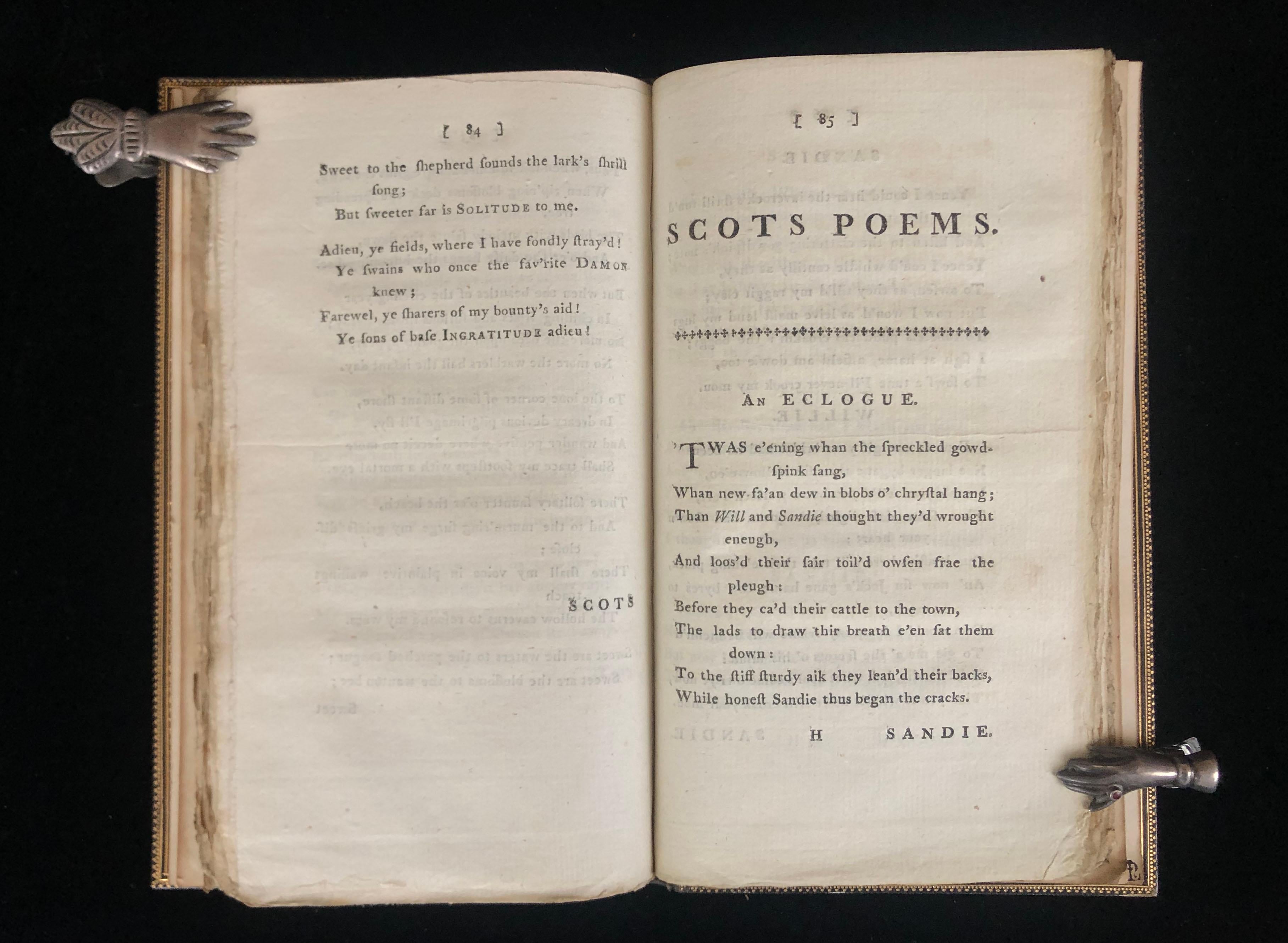 Leather Poems of Robert Fergusson For Sale