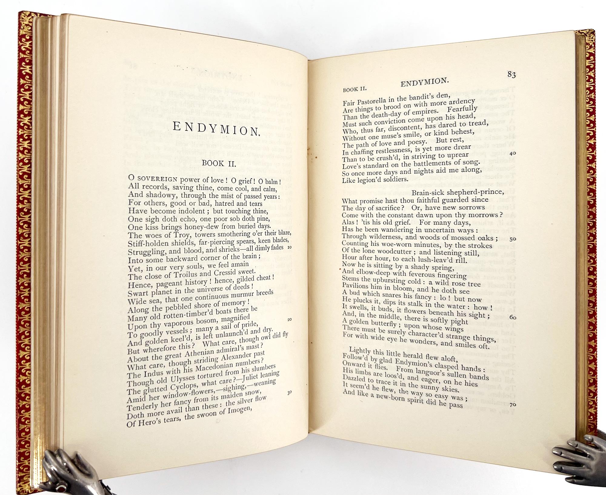 Les œuvres poétiques de John Keats en vente 1