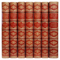 Antique The Poetical Works of John Milton. 7 vols. - 1801 - THE ROBERT HOE COPY !