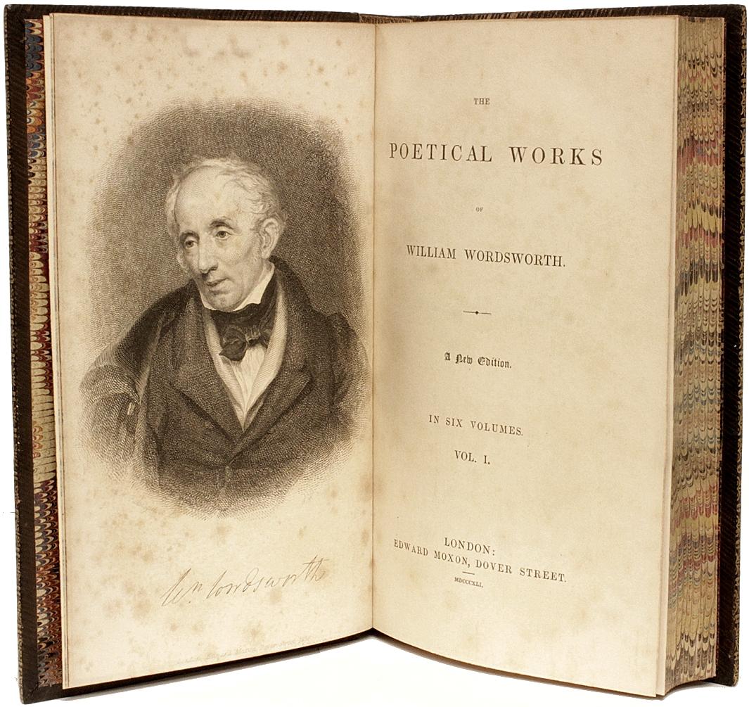 Leather The Poetical Works of William Wordsworth, 8 Vols, Bound in Fine Full Tree Calf